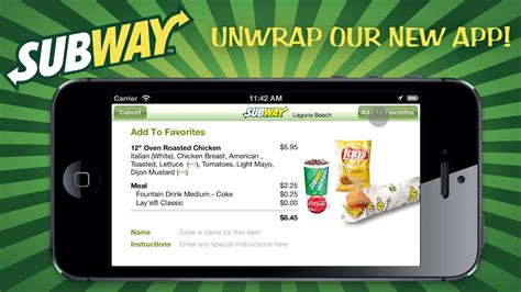 Subway mobile order. Things To Know About Subway mobile order. 